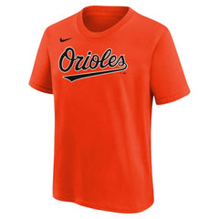 Jackson Holliday Baltimore Orioles Youth Name & Number T-Shirt Orange | Nike