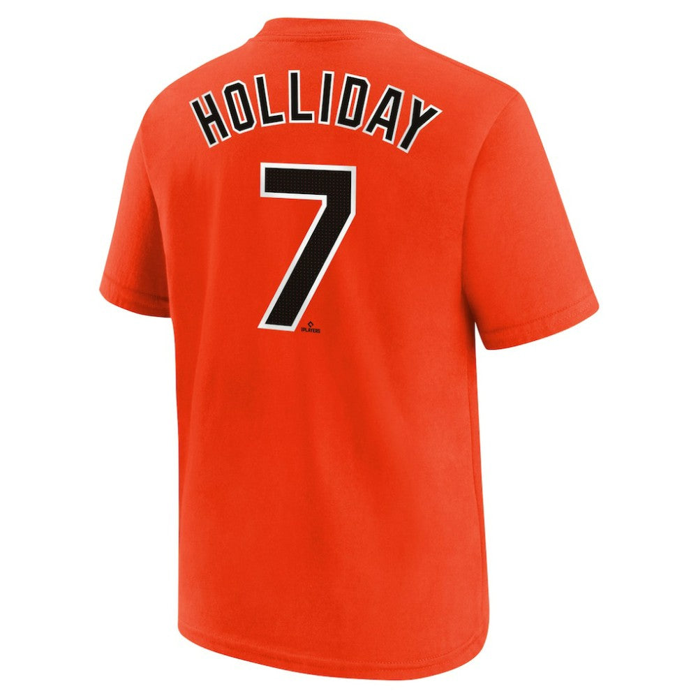 Jackson Holliday Baltimore Orioles Youth Name & Number T-Shirt Orange | Nike