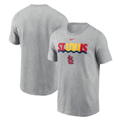 St. Louis Cardinals Local Home Town T-Shirt Heather Charcoal | Nike