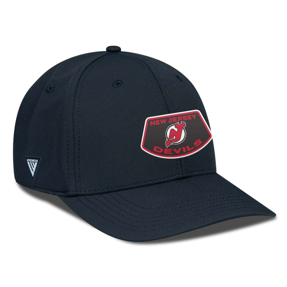 New Jersey Devils Levelwear Rise Skylight Flex Hat Black