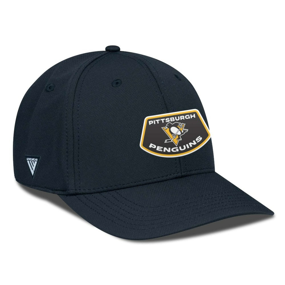 Pittsburgh Penguins Levelwear Rise Skylight Flex Hat Black
