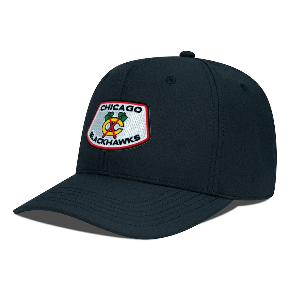 Chicago Blackhawks Levelwear Rise Skylight Flex Hat Black