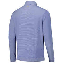 Los Angeles Dodgers Peter Millar Perth Sugar Stripe Performance Quarter-Zip Top Royal
