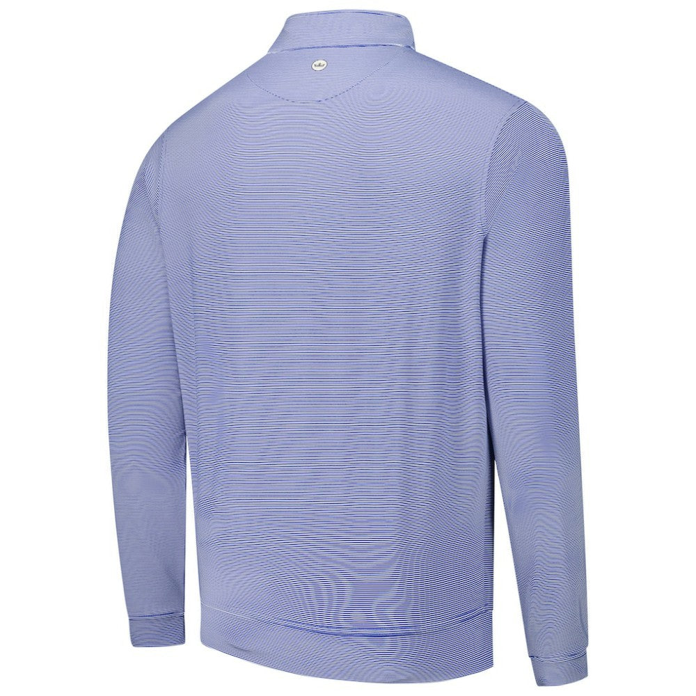Philadelphia Phillies Peter Millar Perth Sugar Stripe Performance Quarter-Zip Top Royal