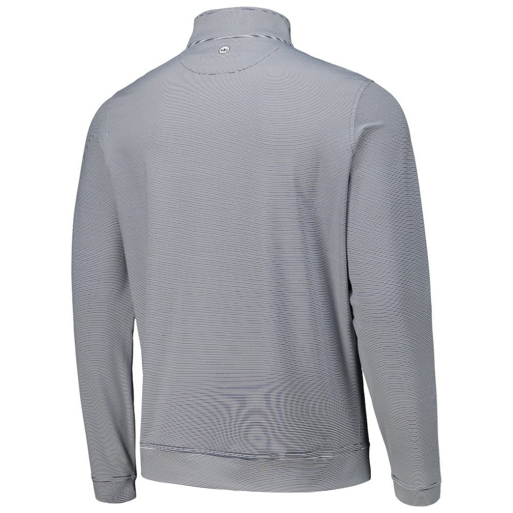 St. Louis Cardinals Peter Millar Perth Sugar Stripe Performance Quarter-Zip Top Navy