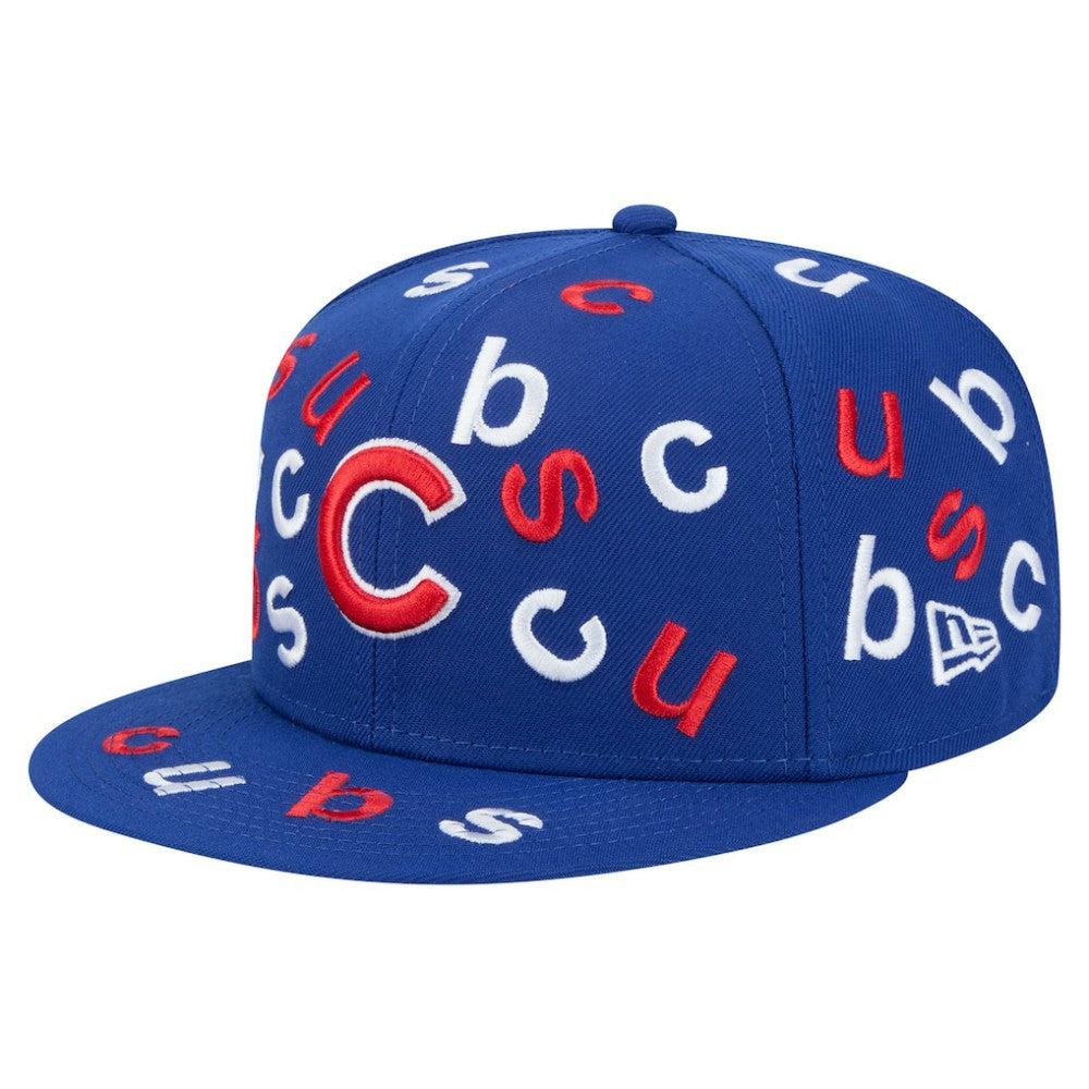 Chicago Cubs Team Confetti 59FIFTY Fitted Hat Royal | New Era