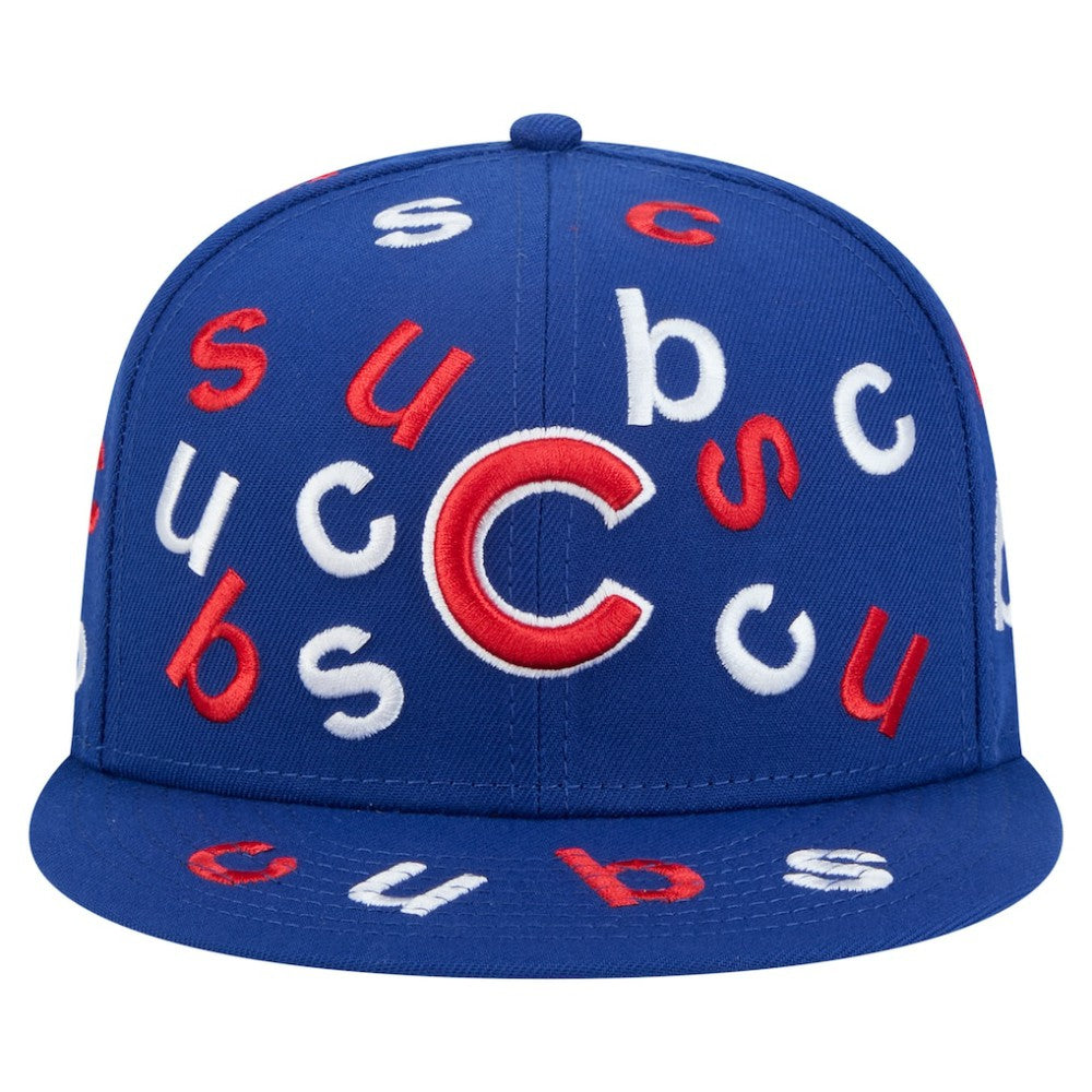 Chicago Cubs Team Confetti 59FIFTY Fitted Hat Royal | New Era