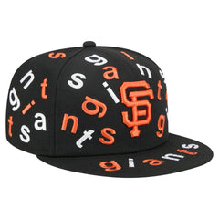 San Francisco Giants Team Confetti 59FIFTY Fitted Hat Black | New Era