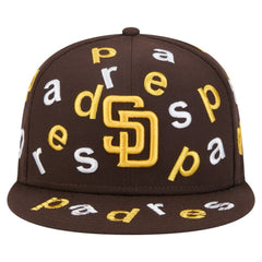 San Diego Padres Team Confetti 59FIFTY Fitted Hat Brown | New Era
