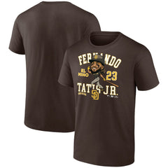 Fernando Tatis Jr. San Diego Padres Hometown Caricature T-Shirt Brown