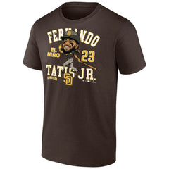 Fernando Tatis Jr. San Diego Padres Hometown Caricature T-Shirt Brown