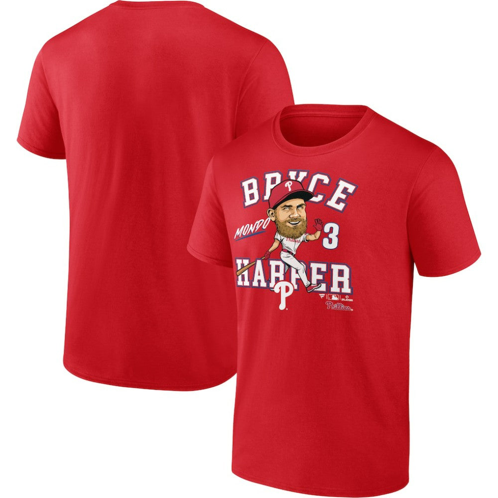 Bryce Harper Philadelphia Phillies Hometown Caricature T-Shirt Red