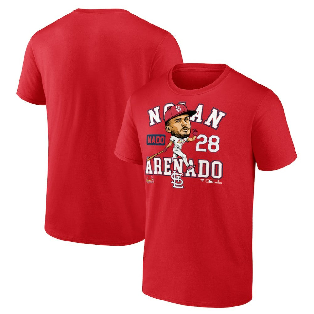 Nolan Arenado St. Louis Cardinals Hometown Caricature T-Shirt Red