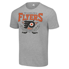 Philadelphia Flyers Starter Team Logo Graphic T-Shirt Heather Gray