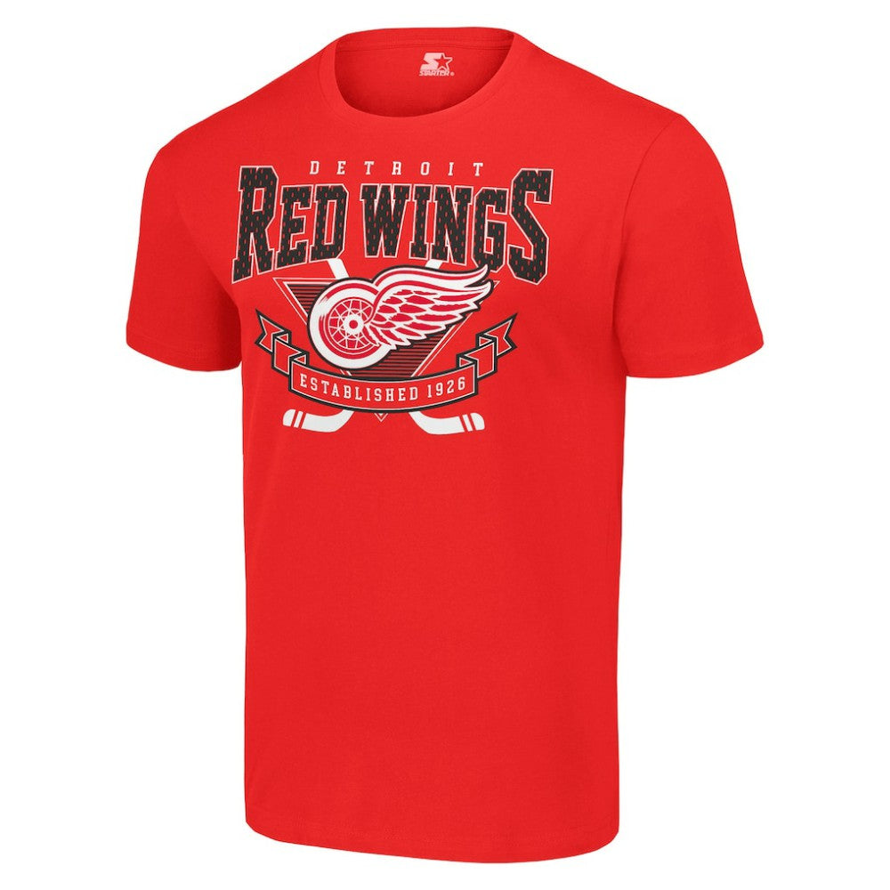 Detroit Red Wings Starter Team Logo Graphic T-Shirt Red
