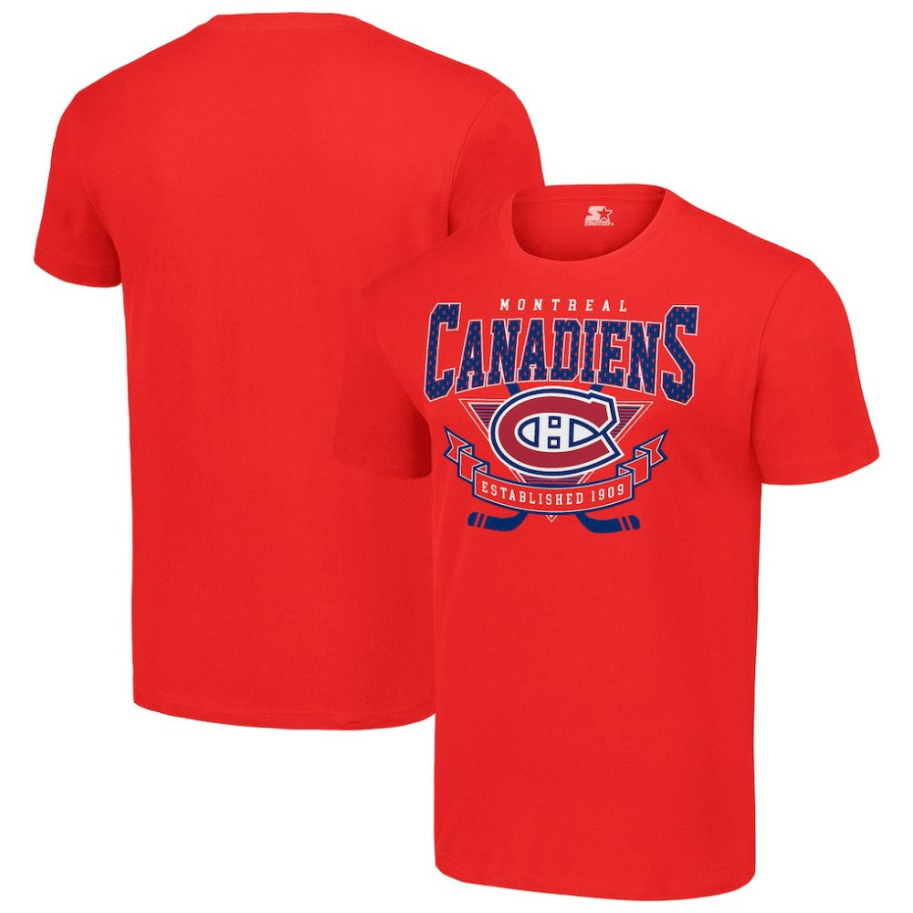 Montreal Canadiens Starter Team Logo Graphic T-Shirt Red