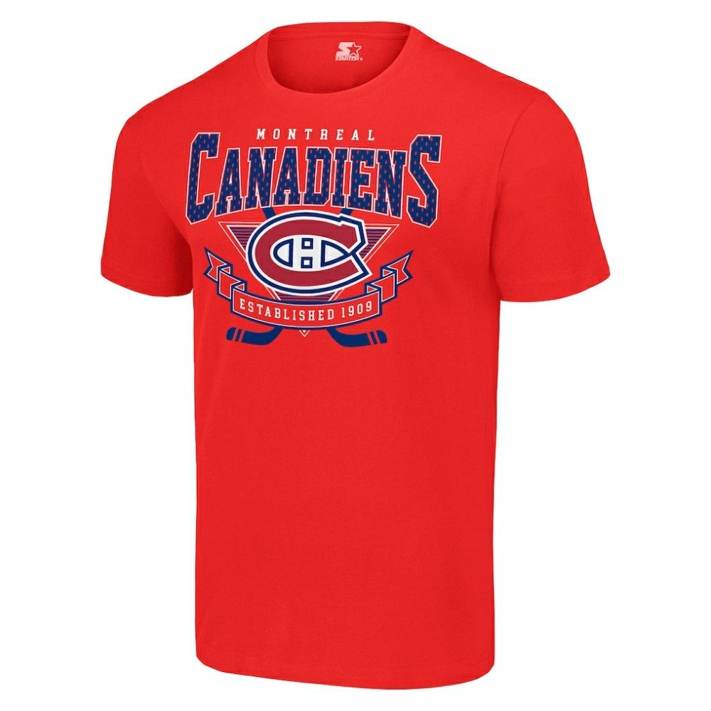Montreal Canadiens Starter Team Logo Graphic T-Shirt Red