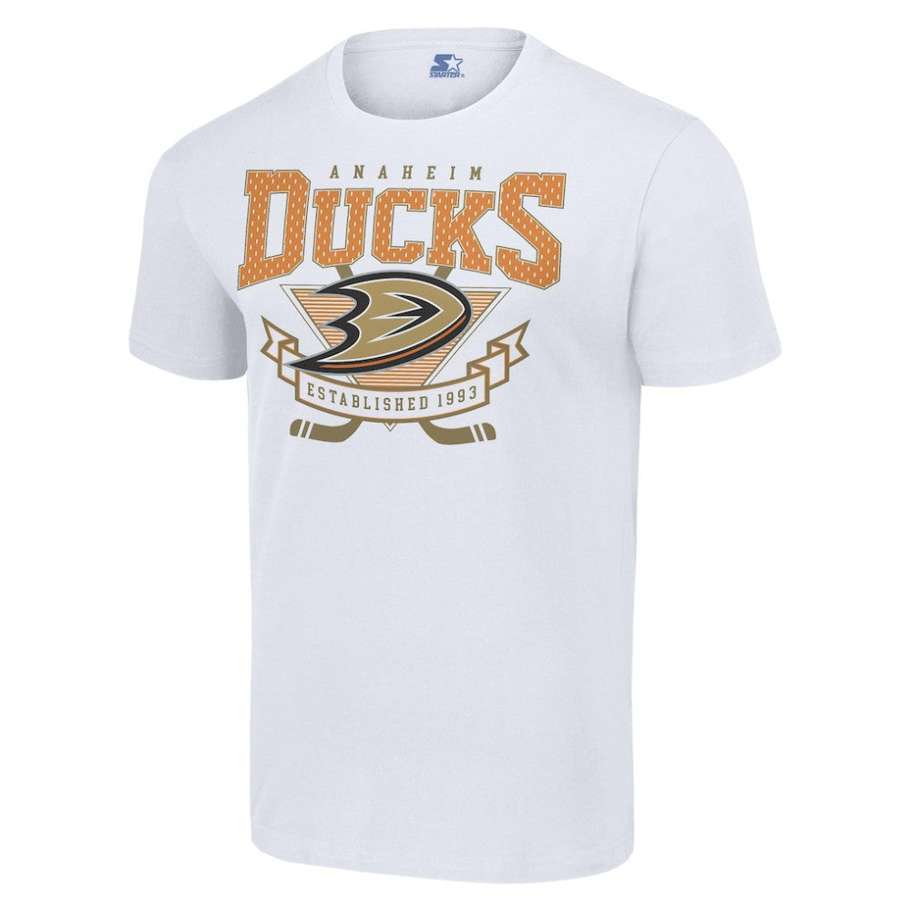 Anaheim Ducks Starter Team Logo Graphic T-Shirt White