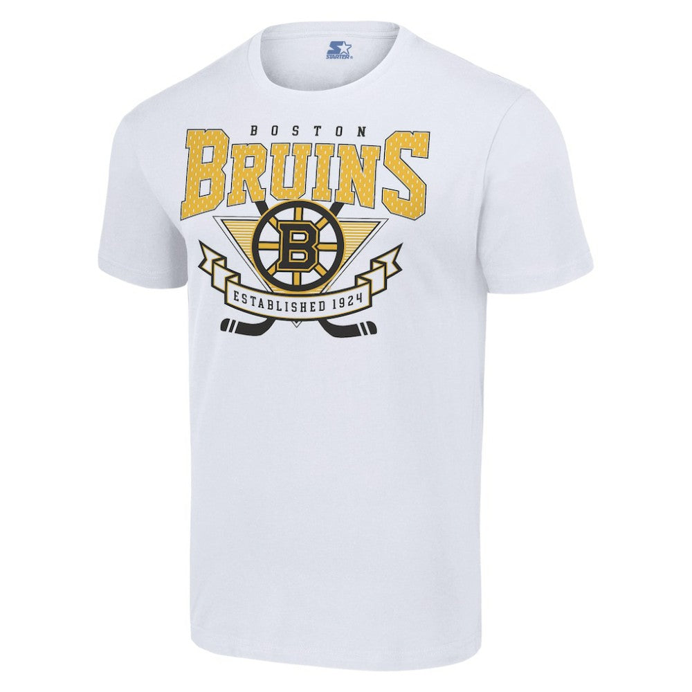 Boston Bruins Starter Team Logo Graphic T-Shirt White