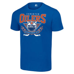 Edmonton Oilers Starter Team Logo Graphic T-Shirt Royal