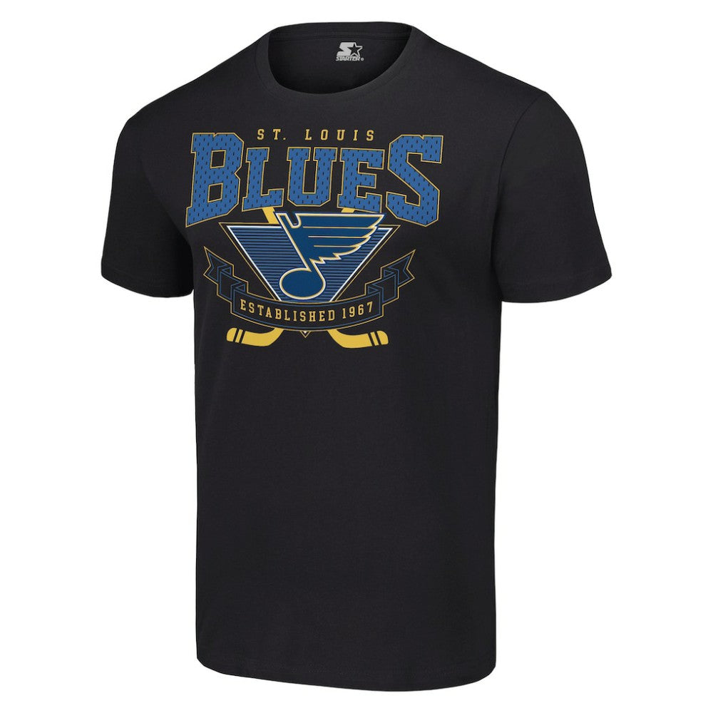 St. Louis Blues Starter Team Logo Graphic T-Shirt Black