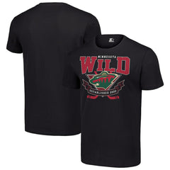 Minnesota Wild Starter Team Logo Graphic T-Shirt Black