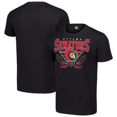 Ottawa Senators Starter Team Logo Graphic T-Shirt Black