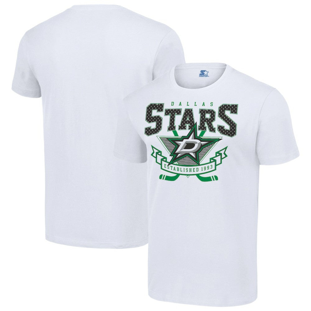 Dallas Stars Starter Team Logo Graphic T-Shirt White