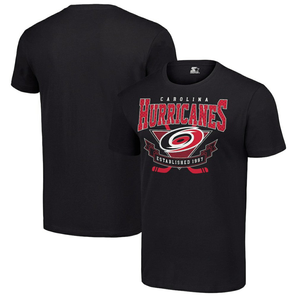 Carolina Hurricanes Starter Team Logo Graphic T-Shirt Black