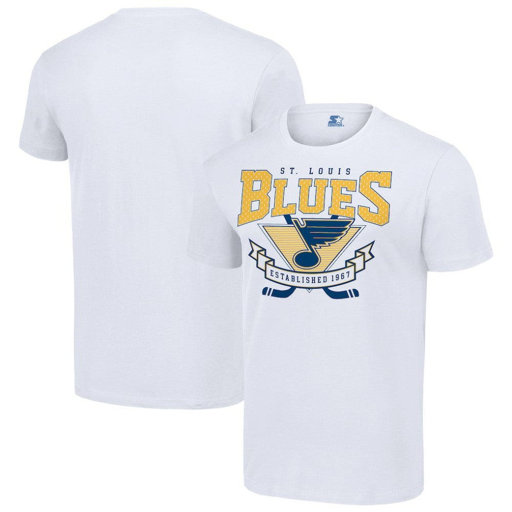 St. Louis Blues Starter Team Logo Graphic T-Shirt White