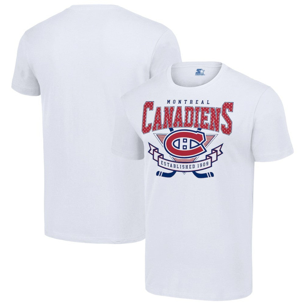 Montreal Canadiens Starter Team Logo Graphic T-Shirt White