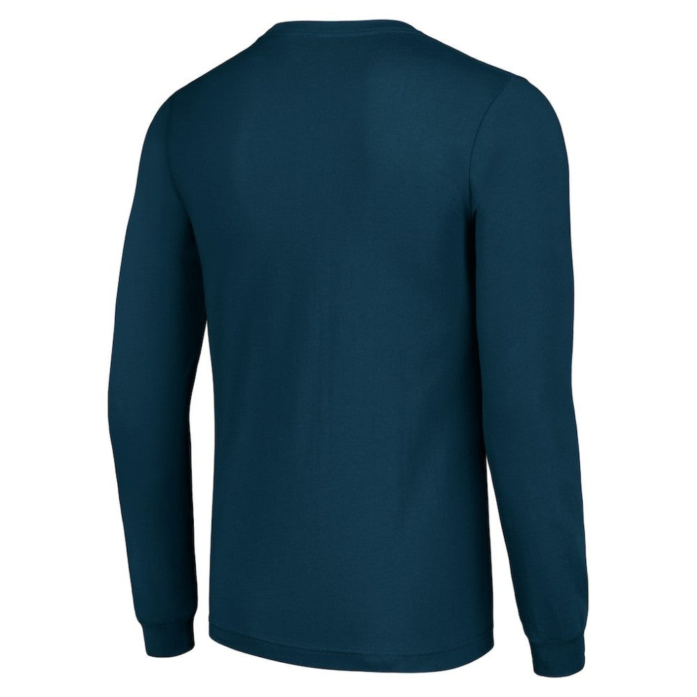 Nashville Predators Starter Team Logo Graphic Long Sleeve T-Shirt Navy