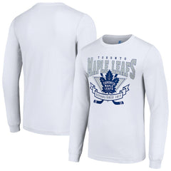 Toronto Maple Leafs Starter Team Logo Graphic Long Sleeve T-Shirt White