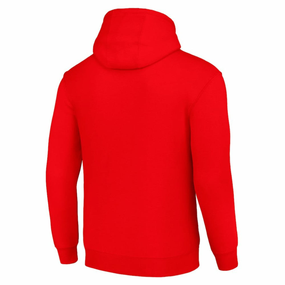 New Jersey Devils Starter Team Logo Graphic Fleece Tri-Blend Pullover Hoodie Red