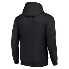 Carolina Hurricanes Starter Team Logo Graphic Fleece Tri-Blend Pullover Hoodie Black