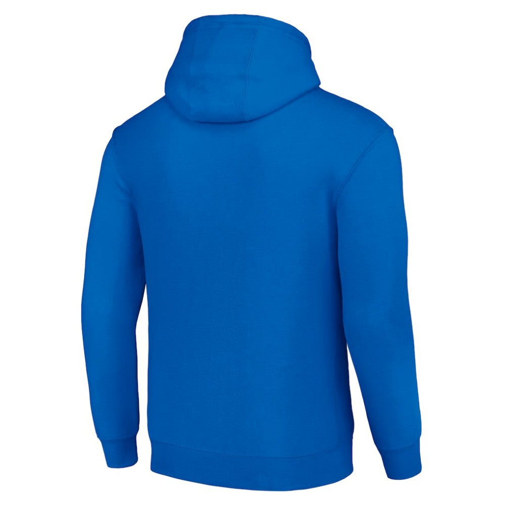 Edmonton Oilers Starter Team Logo Graphic Fleece Tri-Blend Pullover Hoodie Royal