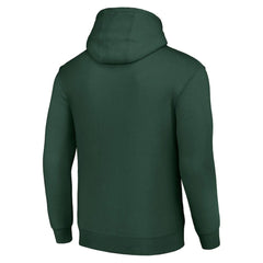Dallas Stars Starter Team Logo Graphic Fleece Tri-Blend Pullover Hoodie Olive