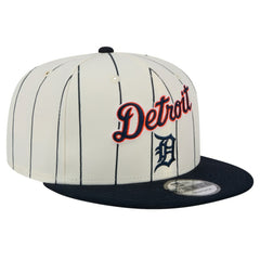 Detroit Tigers Jersey Pinstripe 9FIFTY Snapback Hat White | New Era