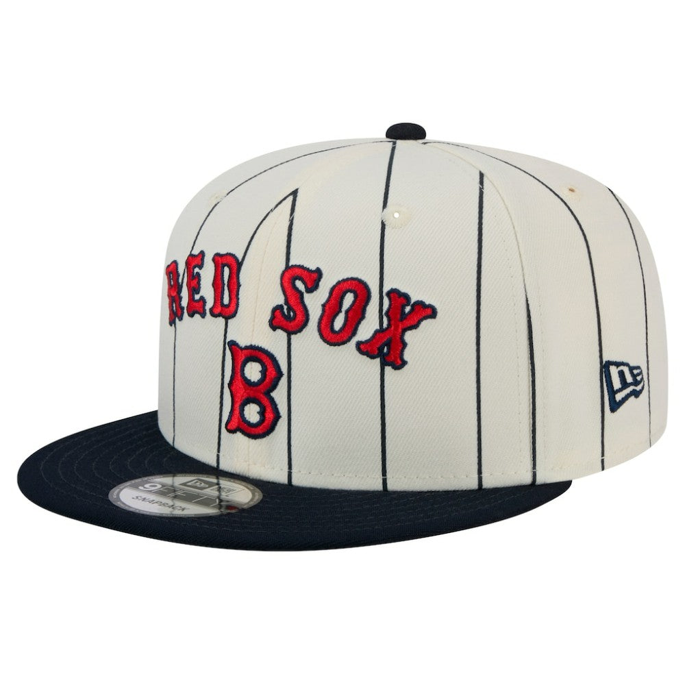 Boston Red Sox Jersey Pinstripe 9FIFTY Snapback Hat White | New Era