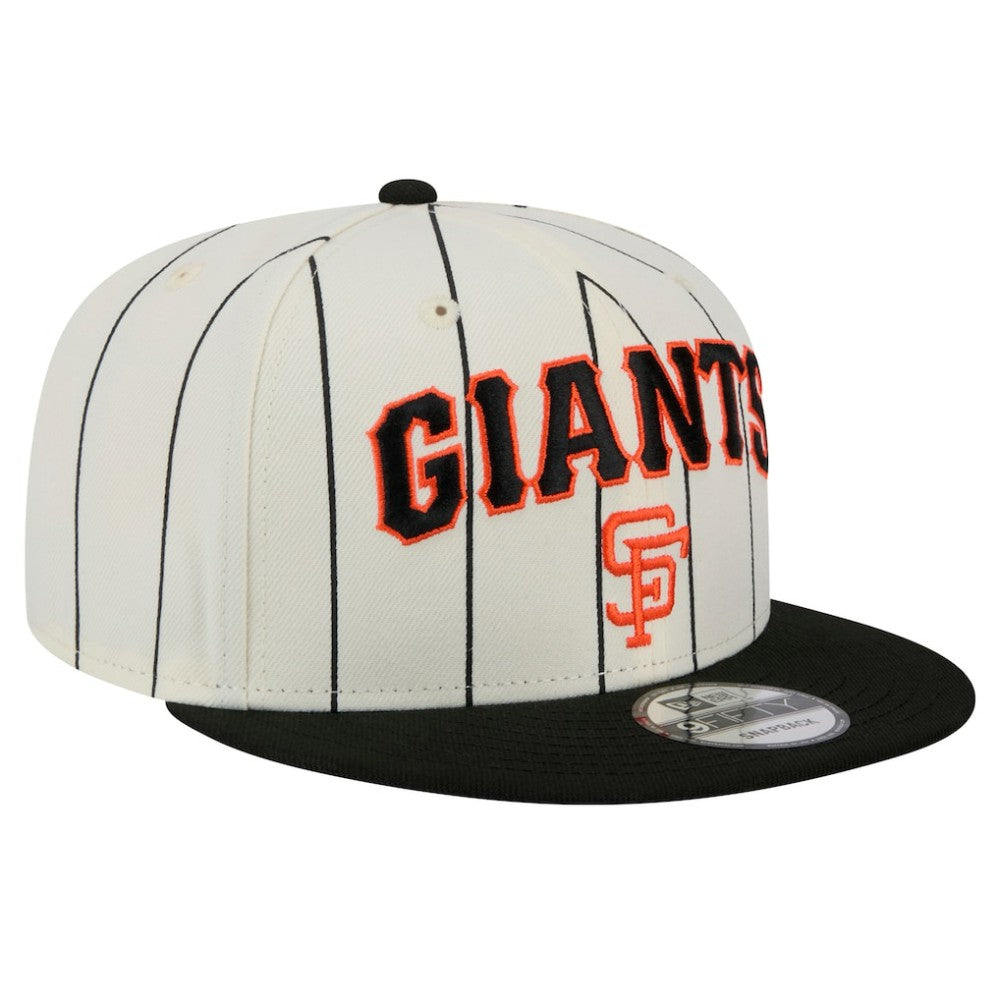 San Francisco Giants Jersey Pinstripe 9FIFTY Snapback Hat White | New Era