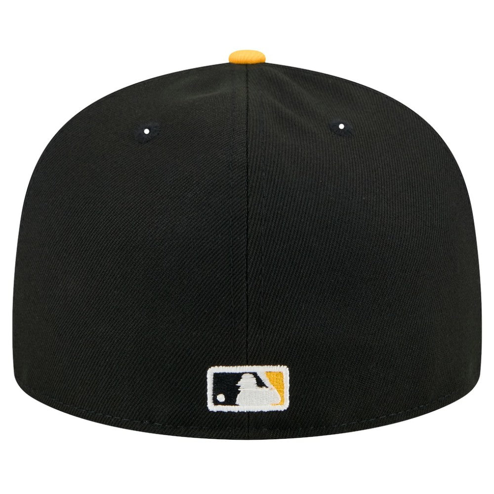 Pittsburgh Pirates Shadow Stitch 59FIFTY Fitted Hat Black | New Era