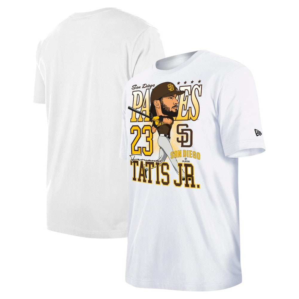 Fernando Tatis Jr. San Diego Padres Caricature T-Shirt White | New Era
