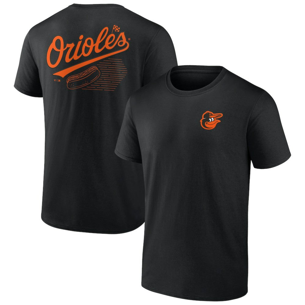 Baltimore Orioles Hot Dog Race T-Shirt Black