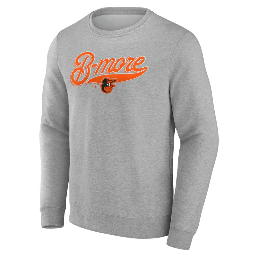 Baltimore Orioles B-More Pullover Sweatshirt Gray