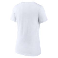 Cincinnati Reds Women's Chili V-Neck T-Shirt White