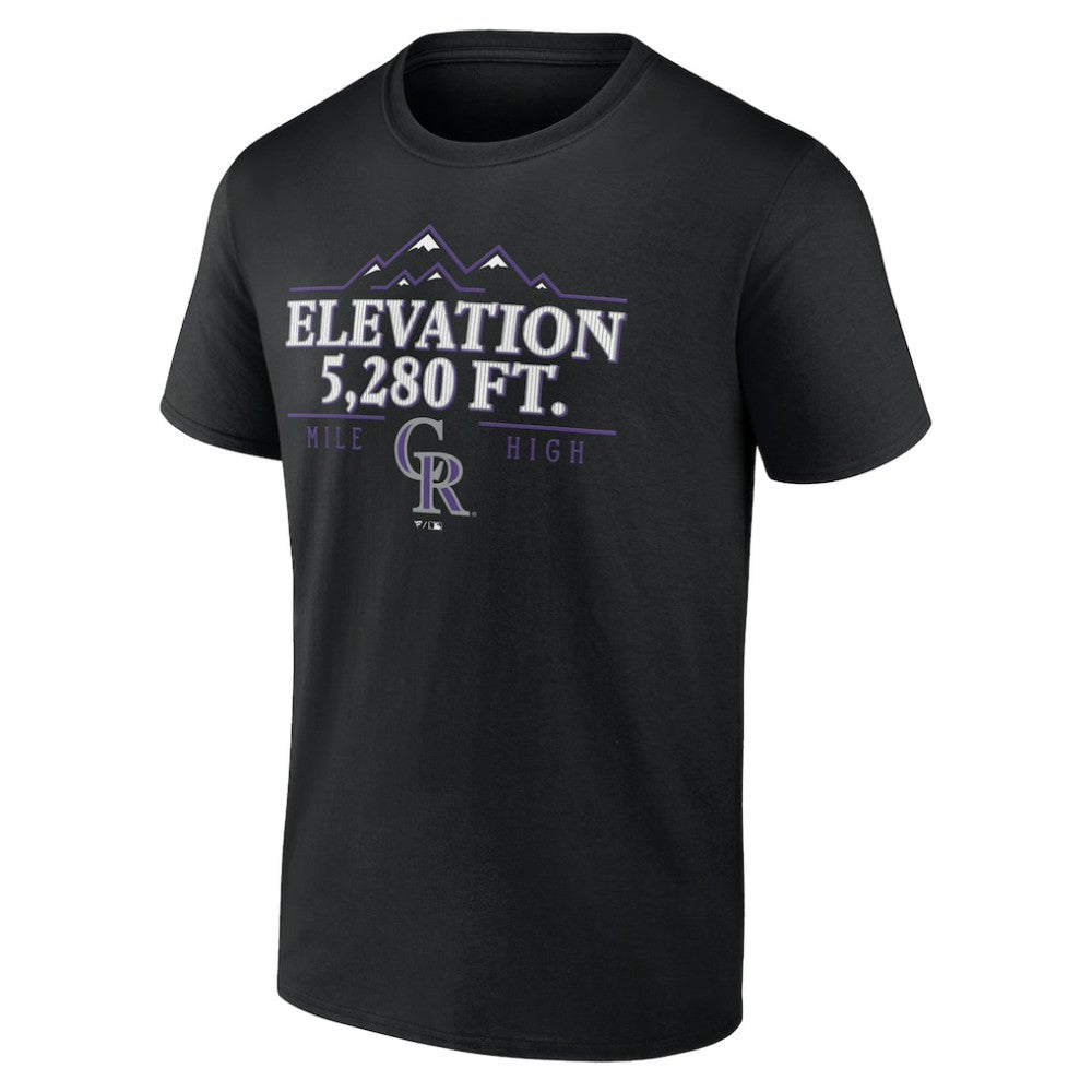 Colorado Rockies Elevation T-Shirt Black