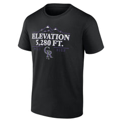 Colorado Rockies Elevation T-Shirt Black