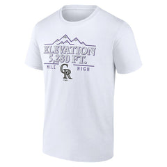 Colorado Rockies Elevation T-Shirt White