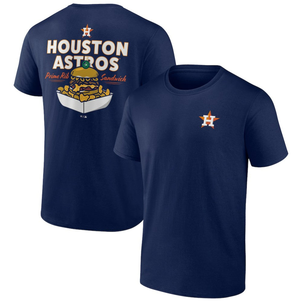 Houston Astros Prime Rib Sandwich T-Shirt Navy