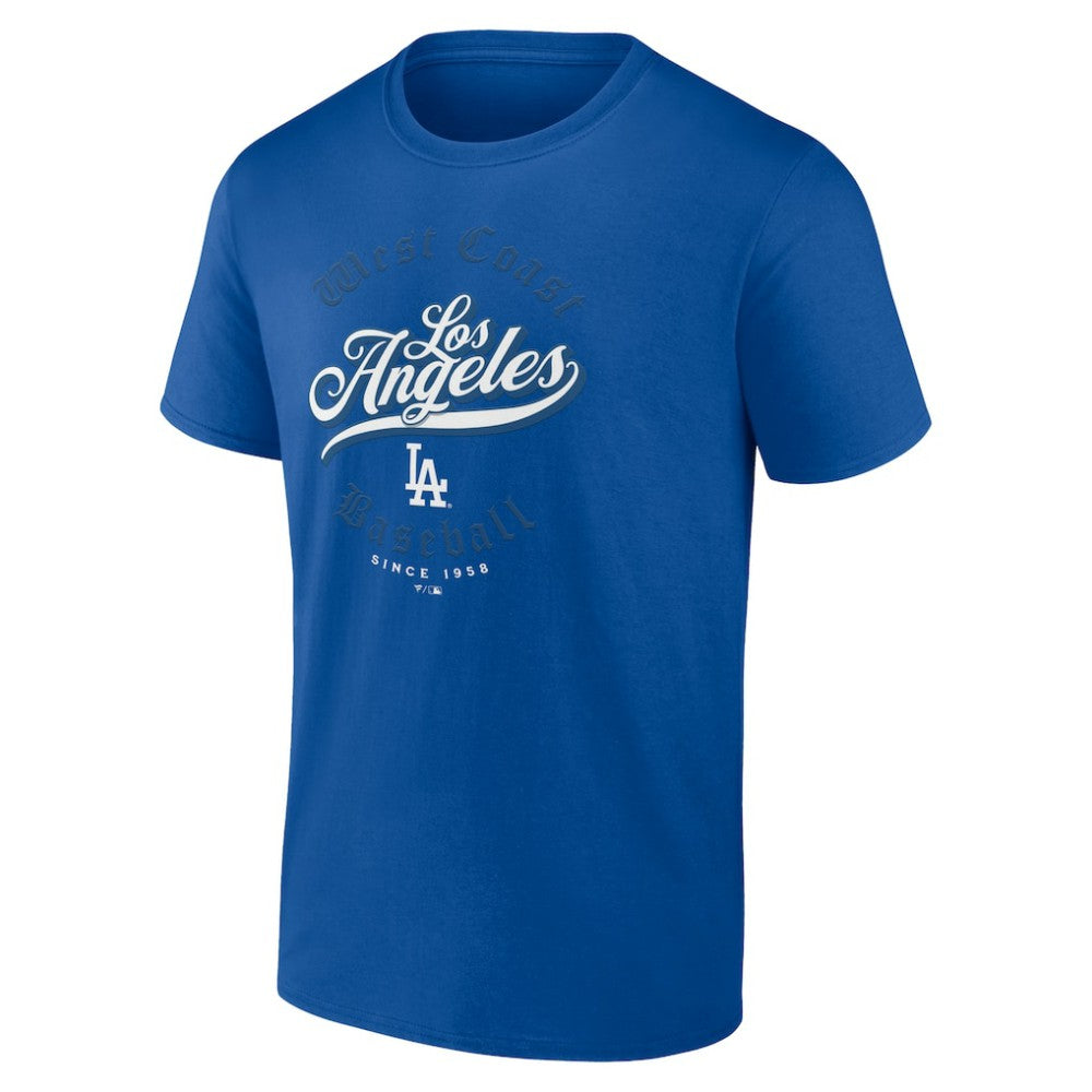Los Angeles Dodgers West Coast Baseball T-Shirt Royal